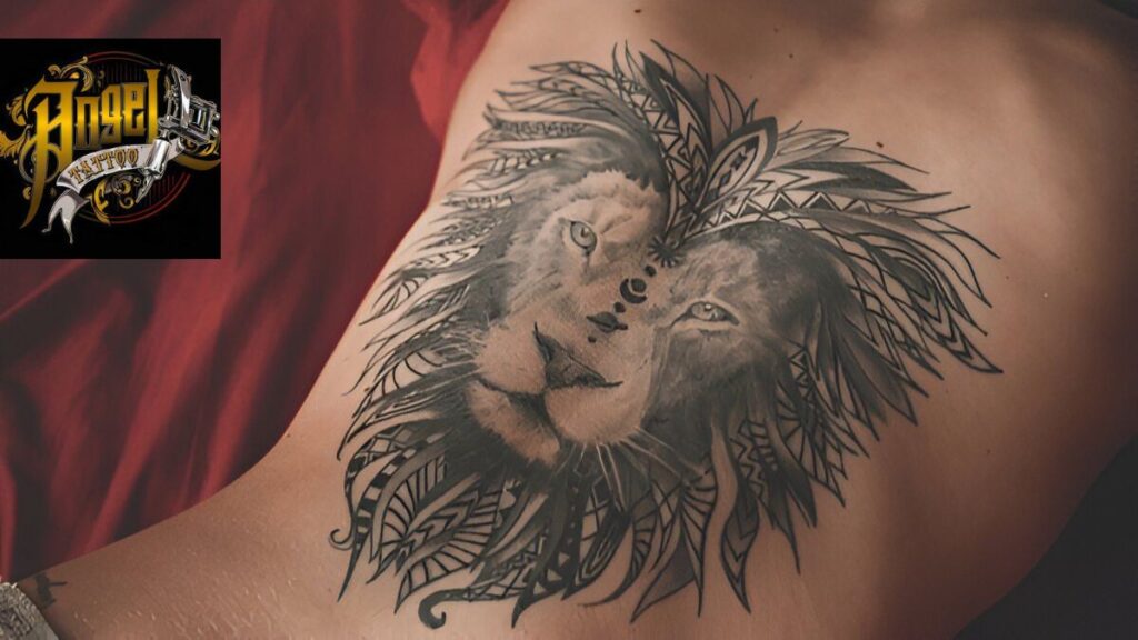Hyper Realistic Lion Tattoo in Dubai