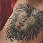 Hyper Realistic Lion Tattoo in Dubai
